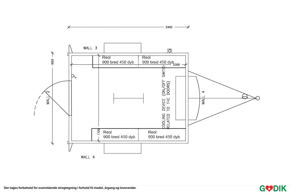 Køletrailer Mini - Køl & frys