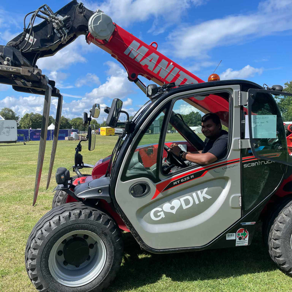 Teleskoplæsser Manitou 5,9meter, MT 625 - Maskiner & Kørsel