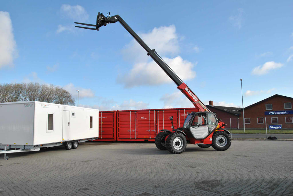 Teleskoplæsser Manitou 5,9meter, MT 625 - Maskiner & Kørsel