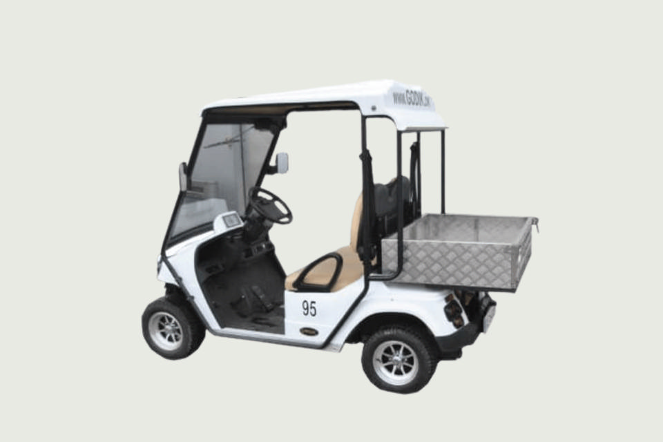 El-minibil med lad og træk - Maskiner & Kørsel