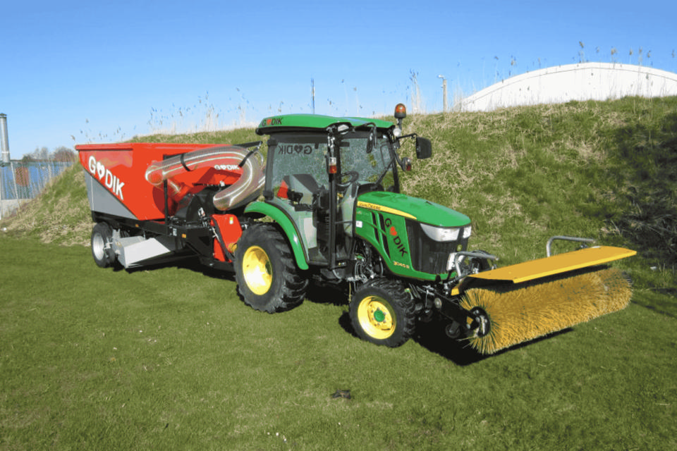 Affaldsopsamler med støvsuger - Affaldshåndtering