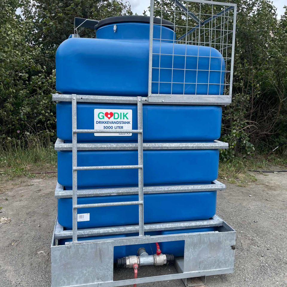 Vandtank 5000 liter - Vand- og spildevandstanke