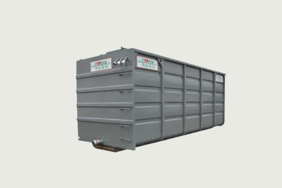 Spildevandscontainer 41.000 liter - Vand- og spildevandstanke