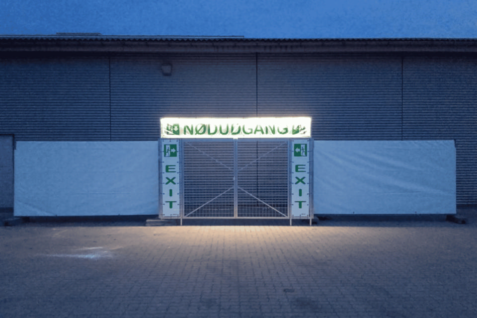 Nødudgang med LED-lys 8 stk. - LED og lyskæder