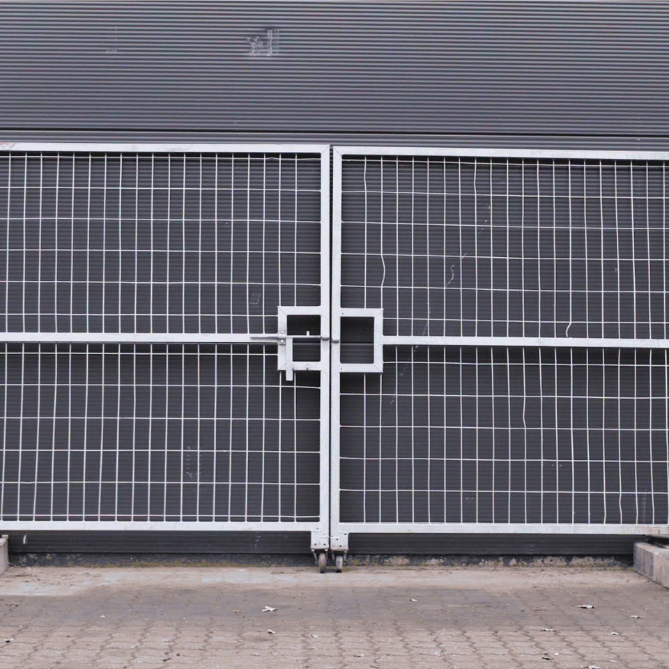 Dobbeltport - Hegn & afspærring