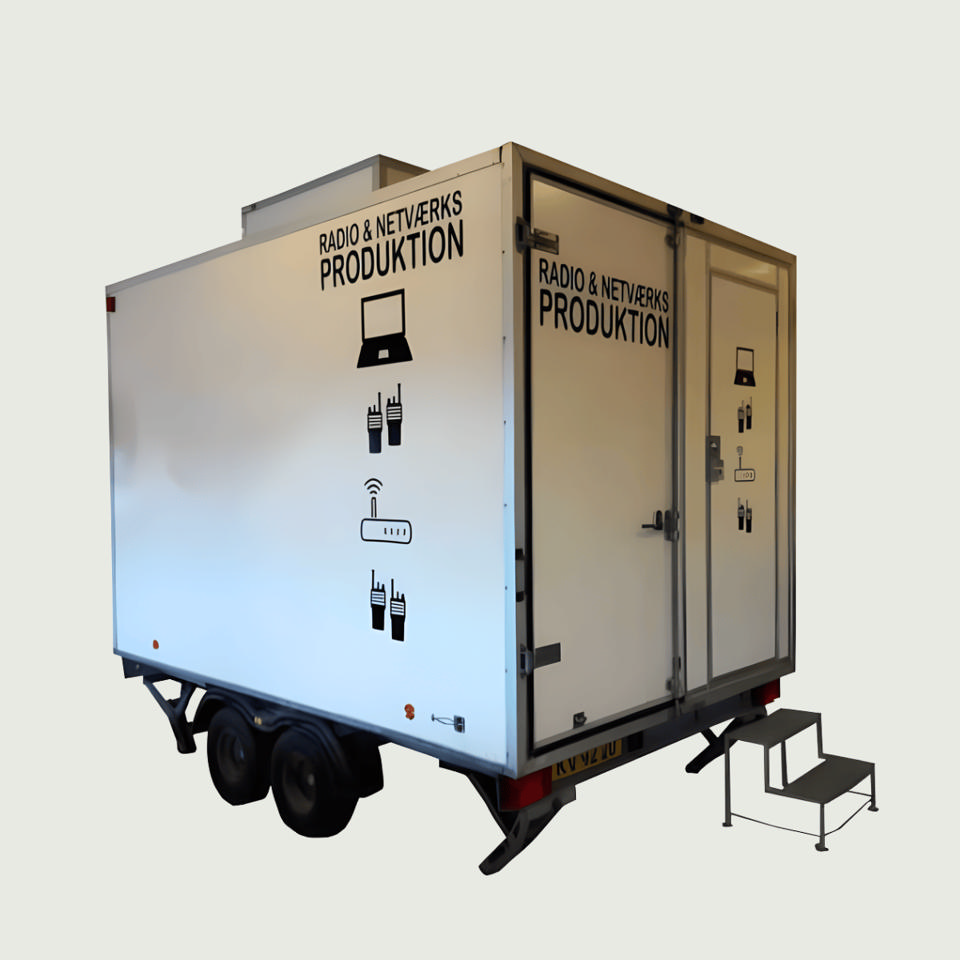 Radiovogn - Produktions- og securityvogne