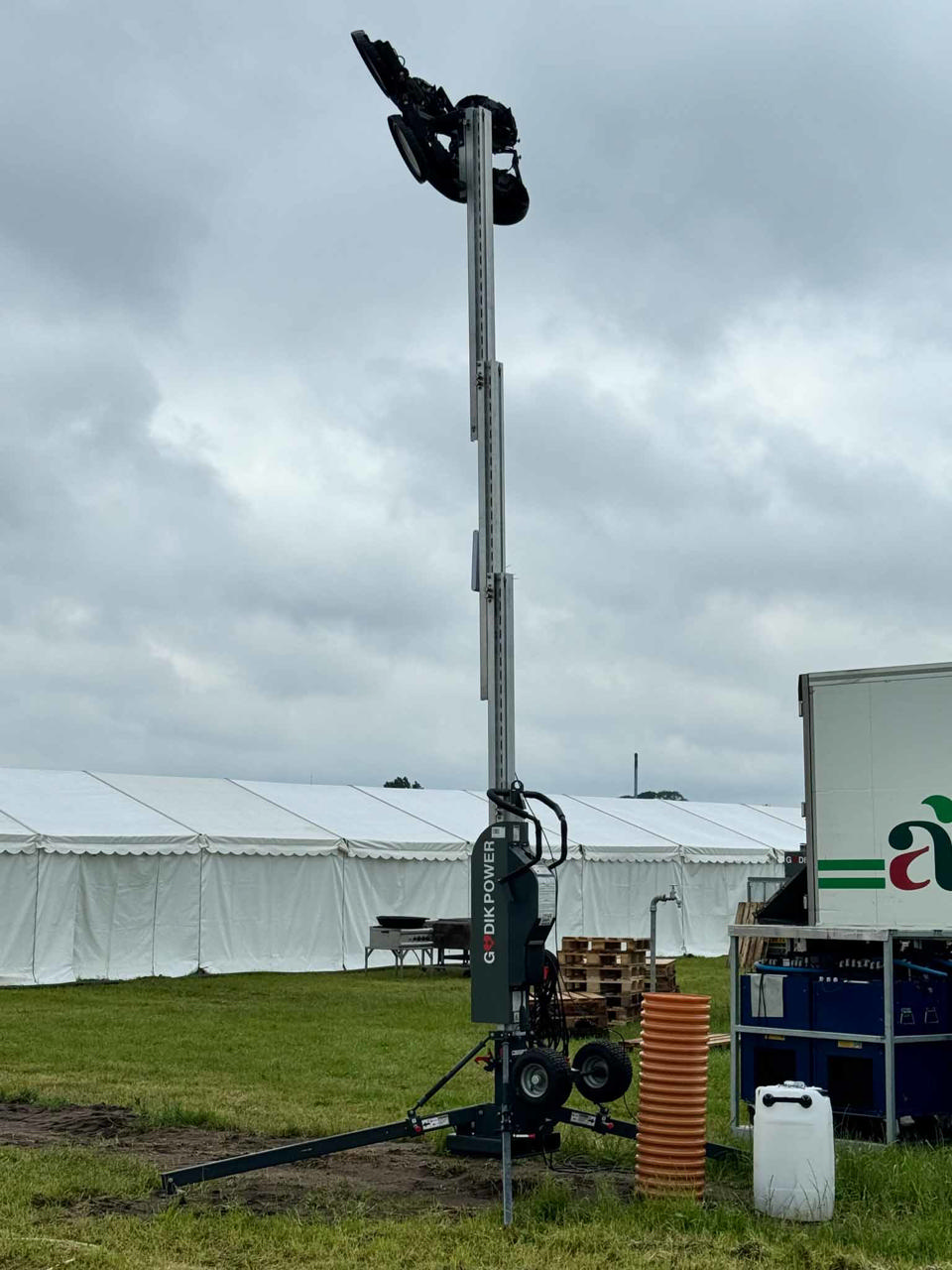 K65 Quad Pod lysmast - Lystårne og arbejdslys