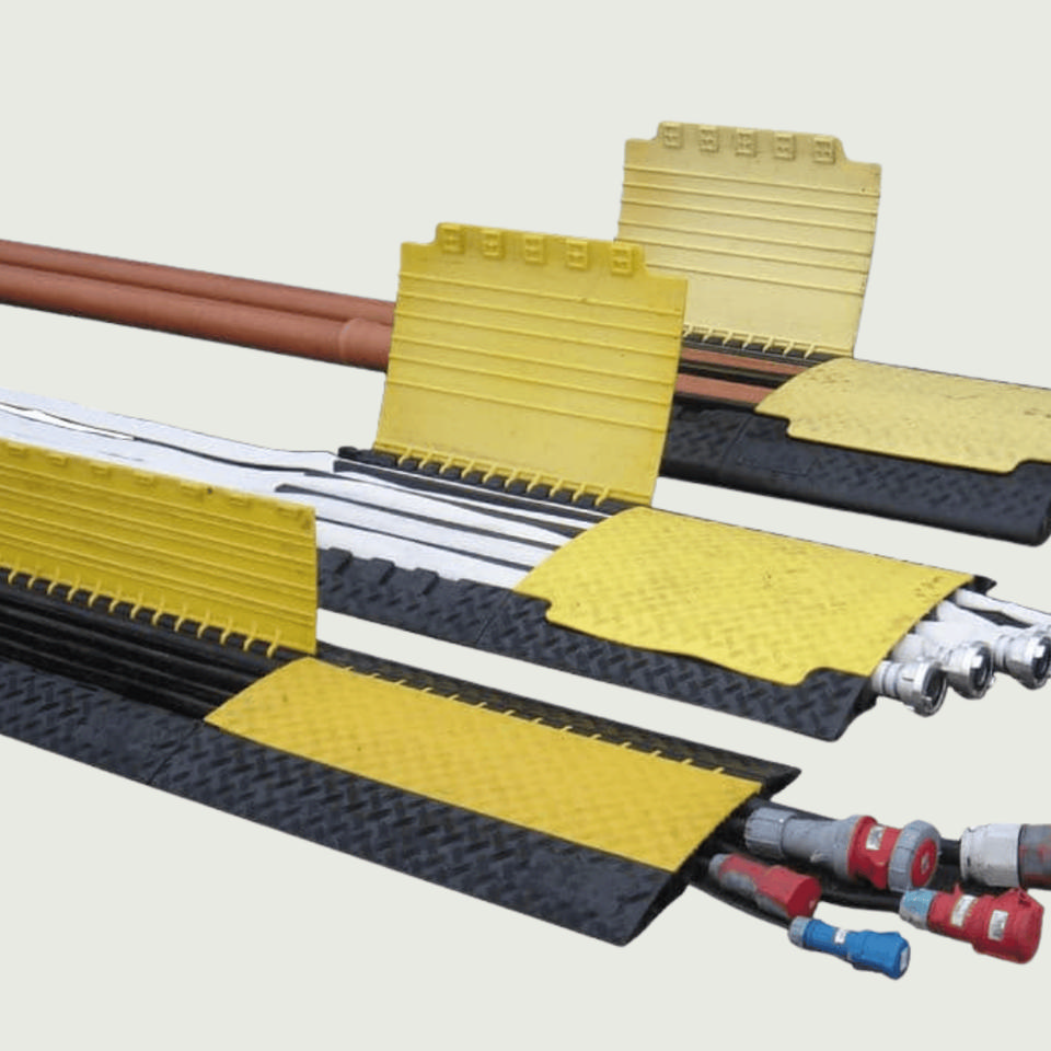 15 stk. overkørselsbakker - Overkørselsplader og kabelbroer