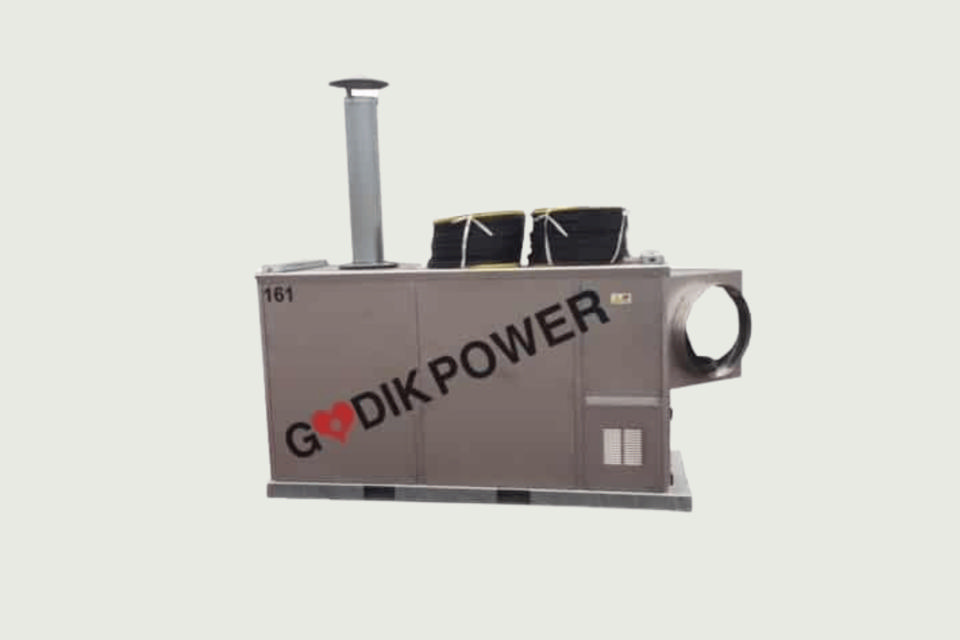 Mobilvarmekanon 200 kW - Varme- & ventilationsanlæg