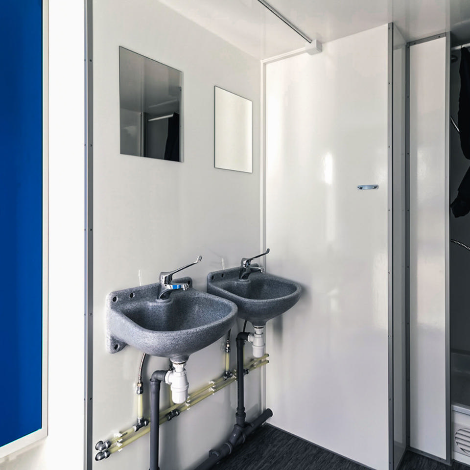 Håndvaske i en Godk miljøvogn