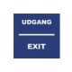 udgang-exit-skilt