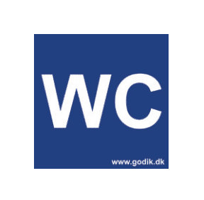 wc-skilt