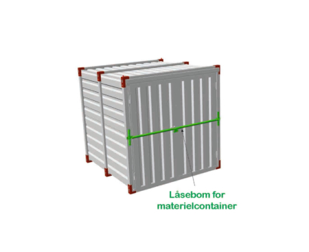 Låsebom-til-materielcontainer