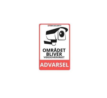 Overvågnings-skilt